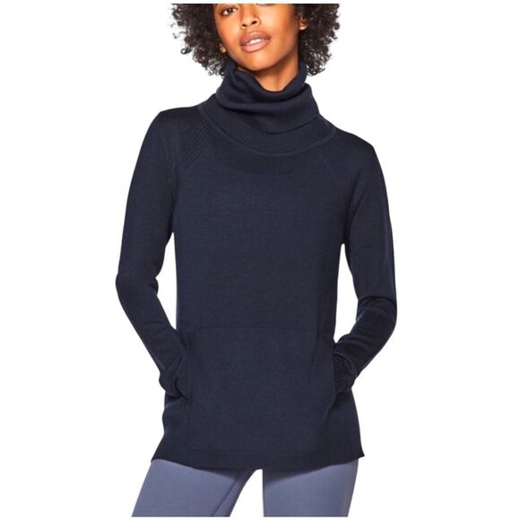 lululemon athletica Navy Turtleneck Sweater - Picture 1 of 7